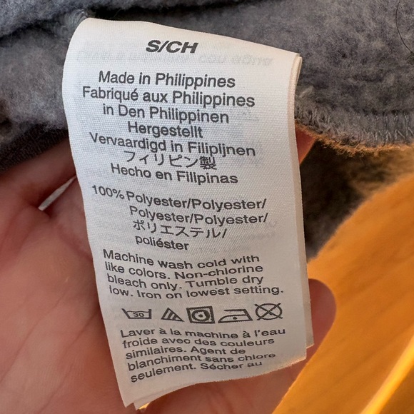 J.Crew Mens Gray Sweater fleece half-zip - Picture 5 of 8